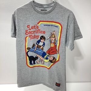 Let's Sacrifice Toby T-Shirt Steven Rhodes Brand Spencers Threadless M